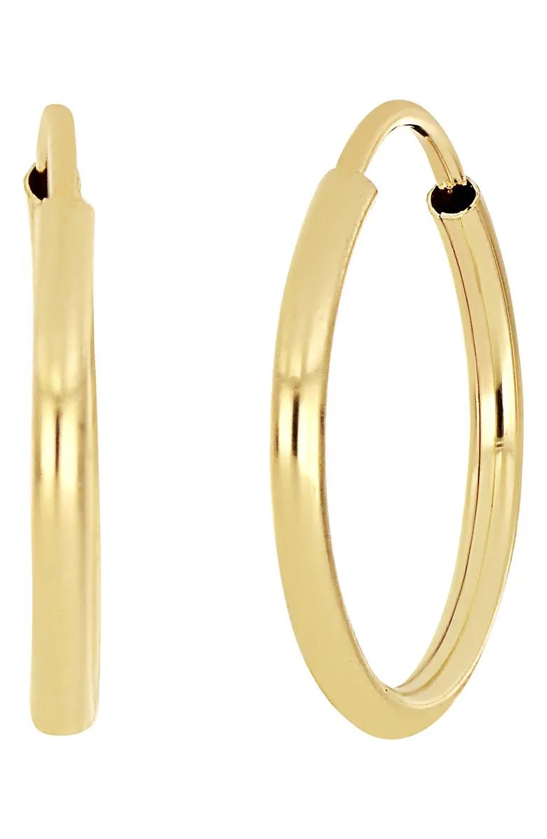 14K Yellow Gold 20mm Eternity Hoop Earrings | Nordstrom Rack