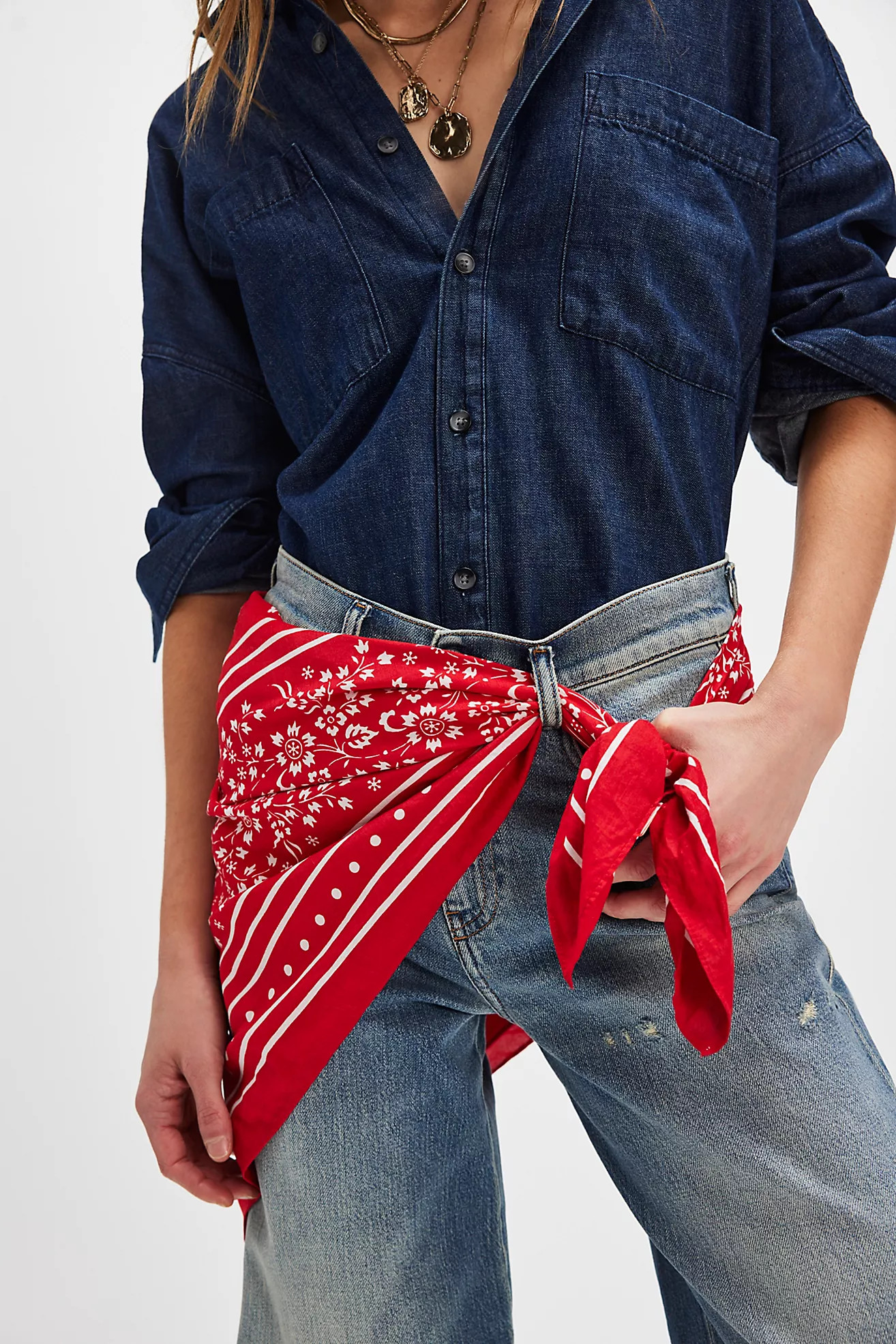End Of Summer Printed Bandana | Free People (Global - UK&FR Excluded)