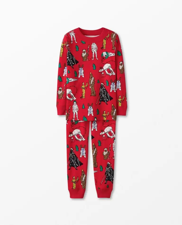 STAR WARS™ Holiday Print Long John Pajama Set | Hanna Andersson