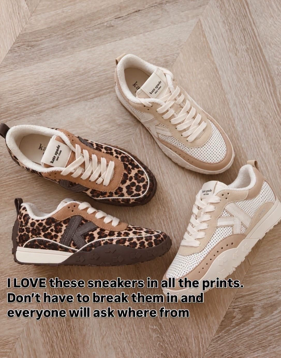 If you’re only adding ONE fun sneaker to your fall rotation… look at these. 👀 The leopard pair is unreal, but the neutral pair goes with literally everything. Such an easy way to make jeans + a basic tee feel way more styled.

Kate Spade sneakers, leopard sneakers, neutral sneakers, women’s sneakers, fall shoes.

#LTKSeasonal