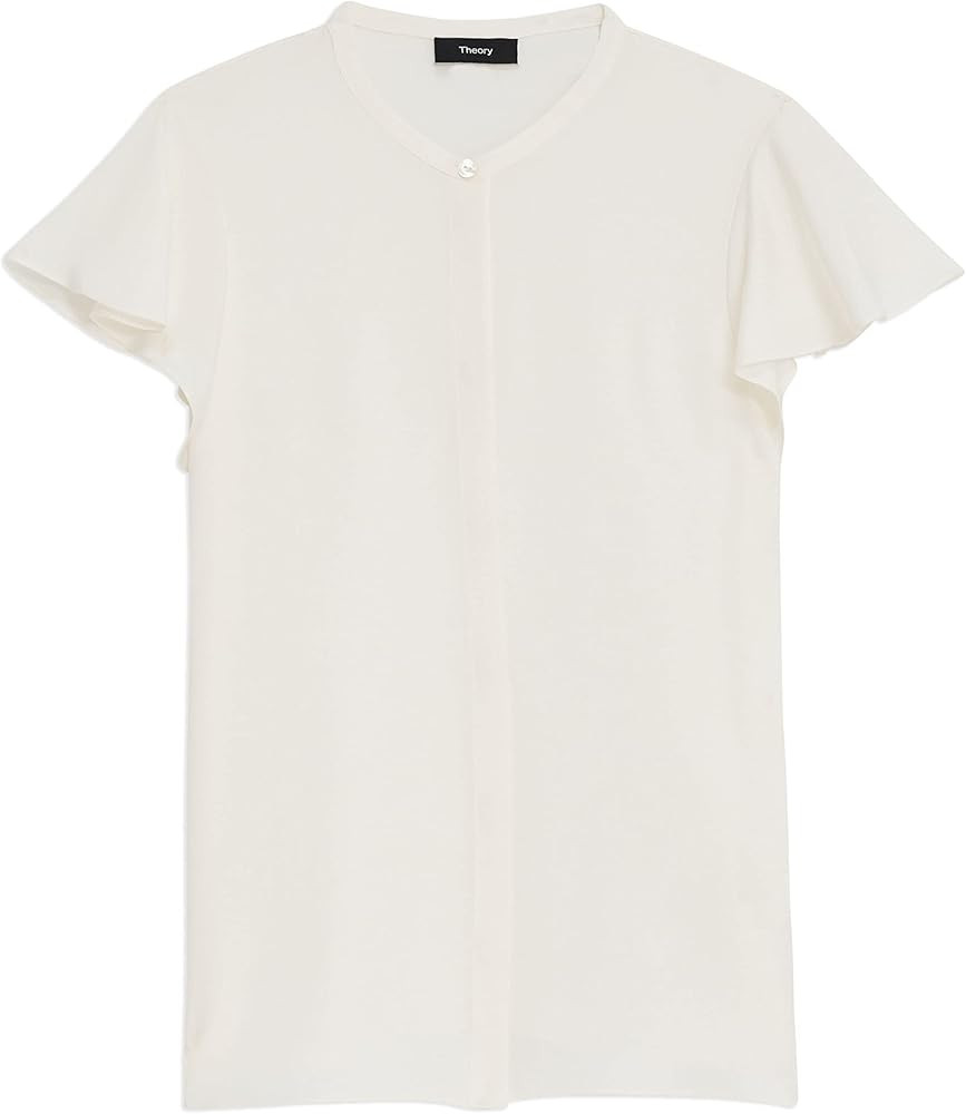 Theory Women's Ruffle Sleeve Top | Amazon (US)