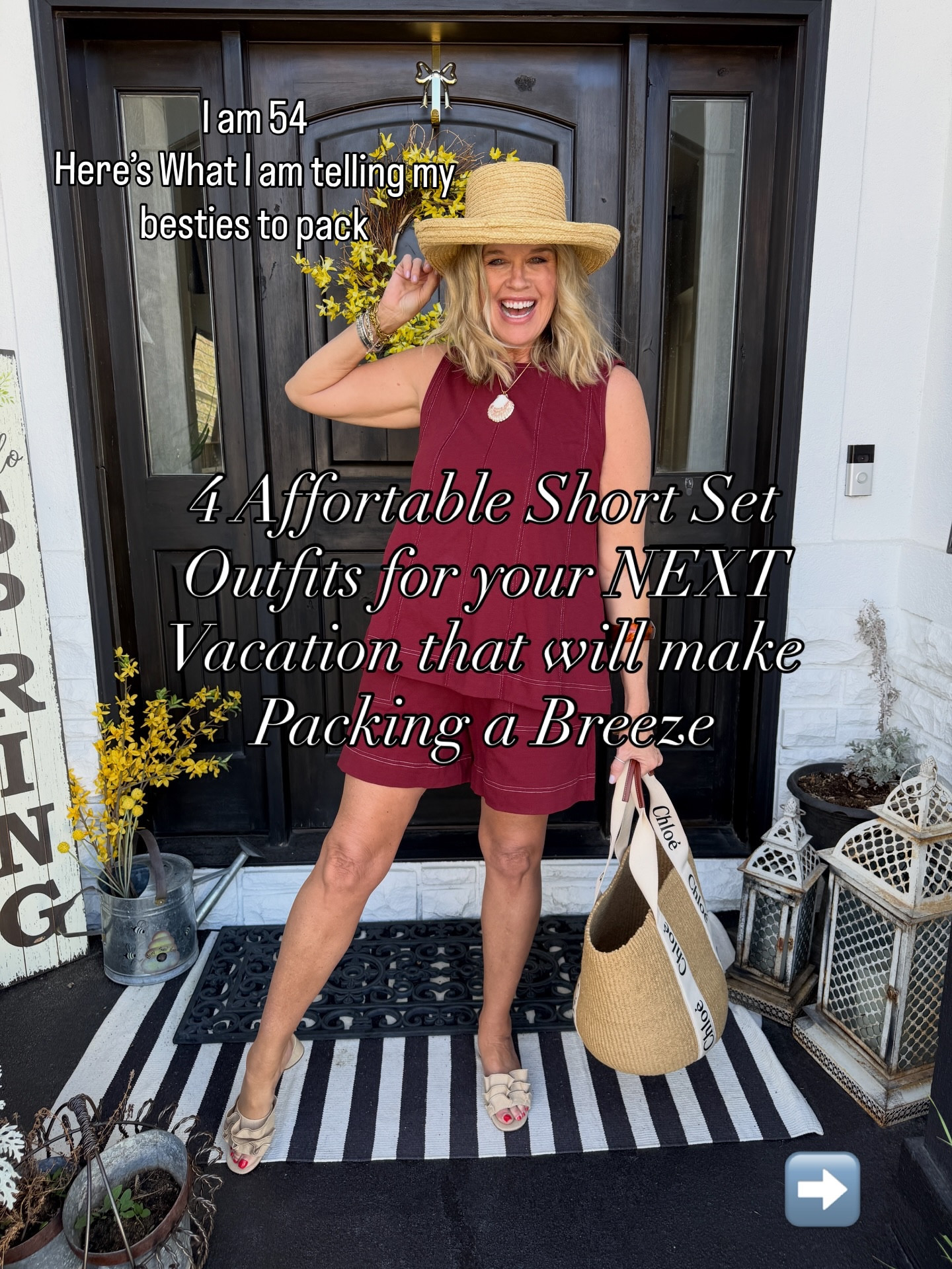4 affordable short outfits for your next vacation that will make packing a breeze✔️

From Brunch to poolside, sightseeing to Dinner I’ve got you covered… along with easy packing ✈️🚗🚕🧳

As a 54 year old who loves a good matching set for travel, as it truly does make packing a breeze… You’ll love the quality,fit and style of these 4 sets…

Comment “shop” for links 

#midlifestyle #travelpacking #matchingsets #amazonfashionfinds