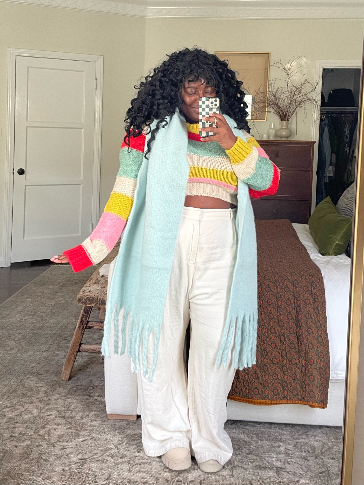 This sweater and these pants in most sizes are currently sold out, but I’ve linked very similar pieces below to create this look 🍂. 

#LTKstyletip #LTKshoecrush #LTKSeasonal