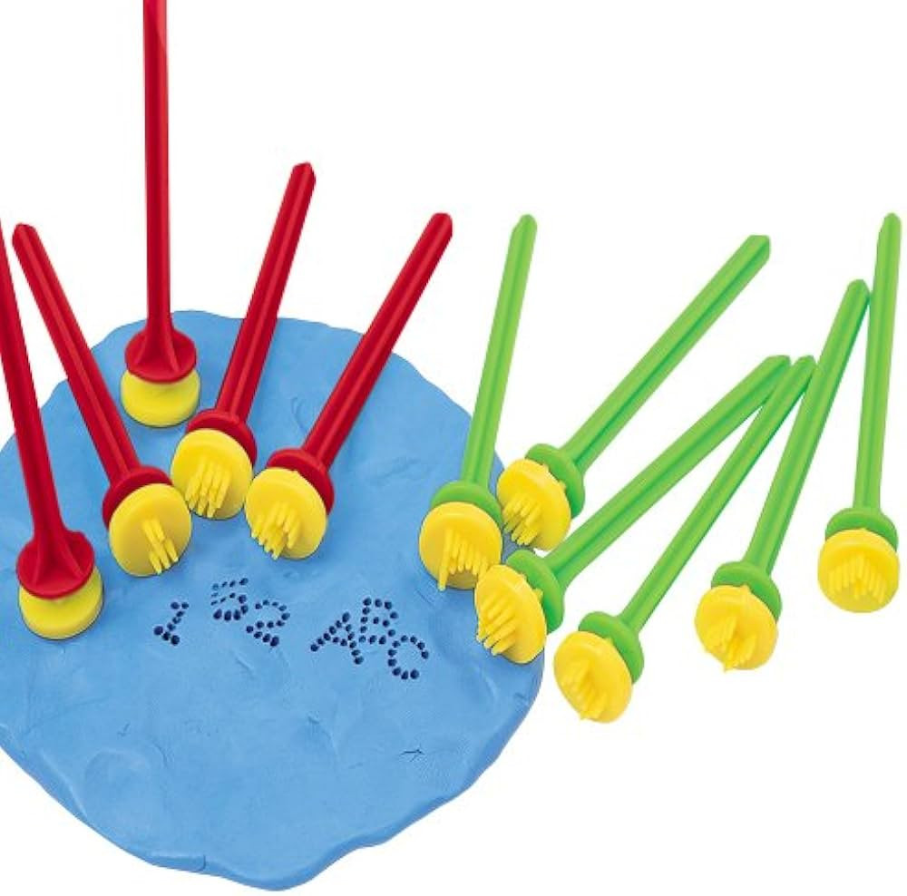Constructive Playthings Number and Letter Stamps for Clay, Dough and Paint, Creative Play, Litera... | Amazon (US)