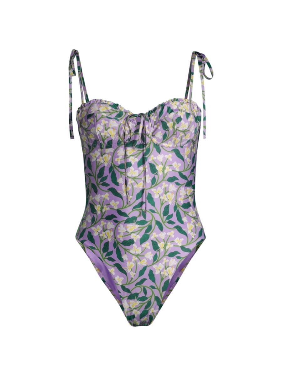 Ebano Dos Gardenias Lila One-Piece Swimsuit | Saks Fifth Avenue
