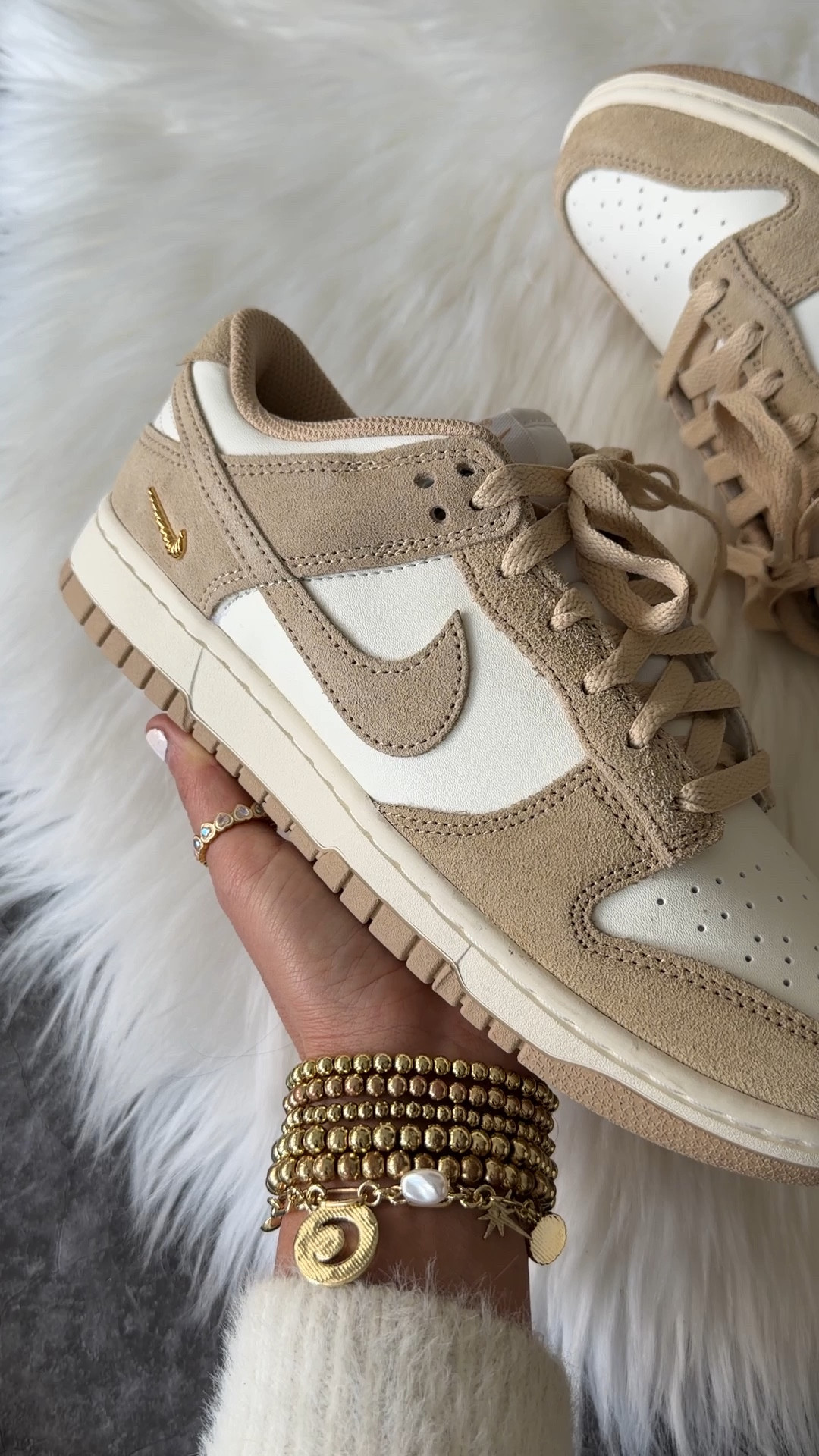 Nike dunk low suede sneakers now 30% off. Runs true to size 