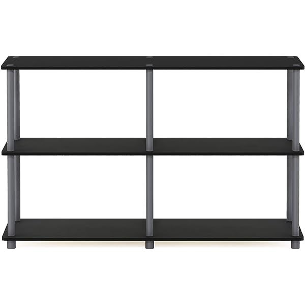 Household Essentials 3 Tier Storage Shelf with Minimalist Metal Frame | 40.5" W x 32.5" H x 13.75... | Amazon (US)