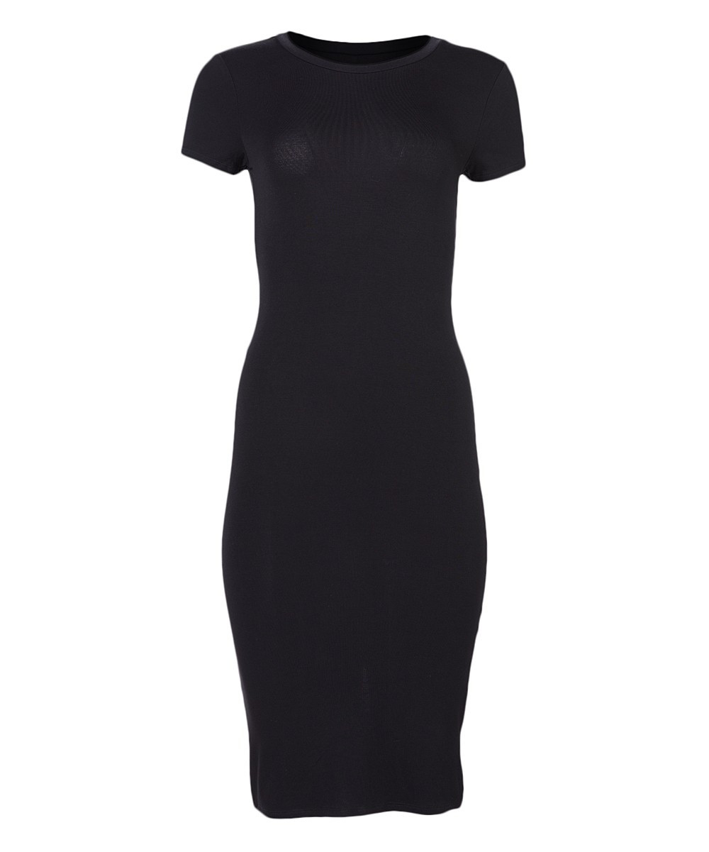 Forever 21 Women's Casual Dresses Black - Black Bodycon Dress - Women | Zulily