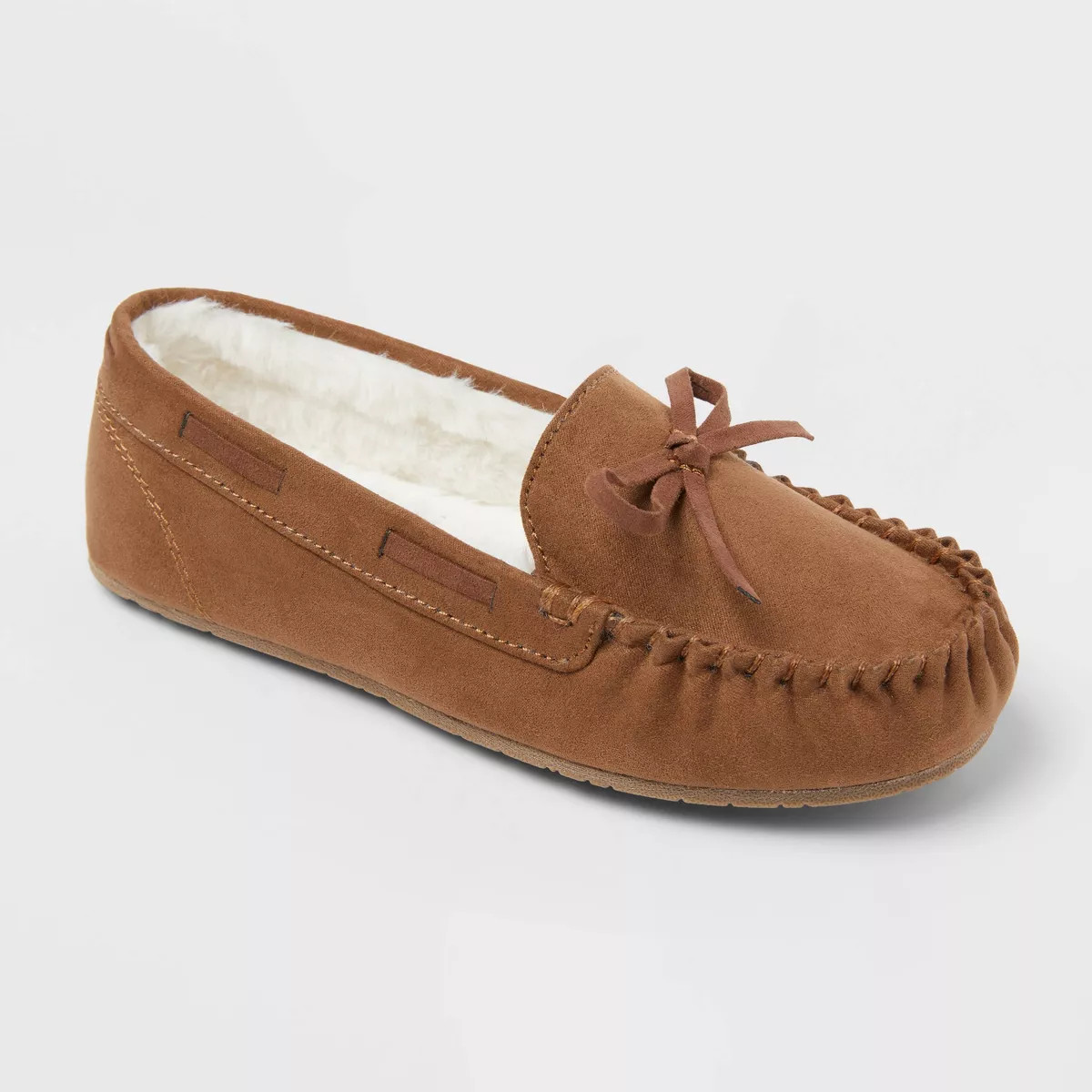 Kids' Cadi Moccasin Slipper - Cat & Jack™ Brown | Target