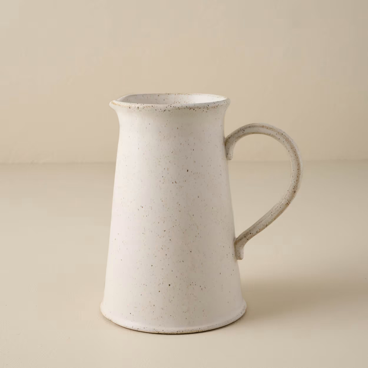 French White Speckle Pitcher | Magnolia