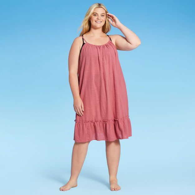 Women's Tiered Midi Cover Up Dress - Kona Sol™ | Target
