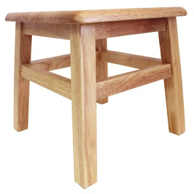 Blount 12.25'' Tall 1 - Step Solid Wood Step Stool | Wayfair North America