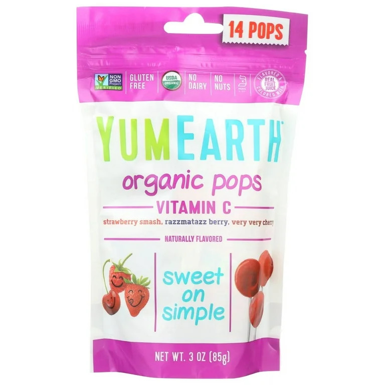 Yummy Earth Organic Vitamin C Pops - 3 oz , 3 OZ | Walmart (US)
