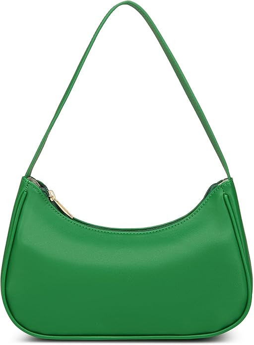 Afashor Shoulder Bags for Women Vegan Leather Hobo Sling Tote Handbag Retro Clutch Purse with Zip... | Amazon (US)