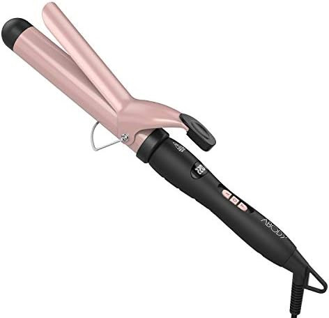 Curling Iron 1.25 Inch, Abody Hair Curling Wand with LCD Display, Ceramic Tourmaline Coating, Ant... | Amazon (CA)
