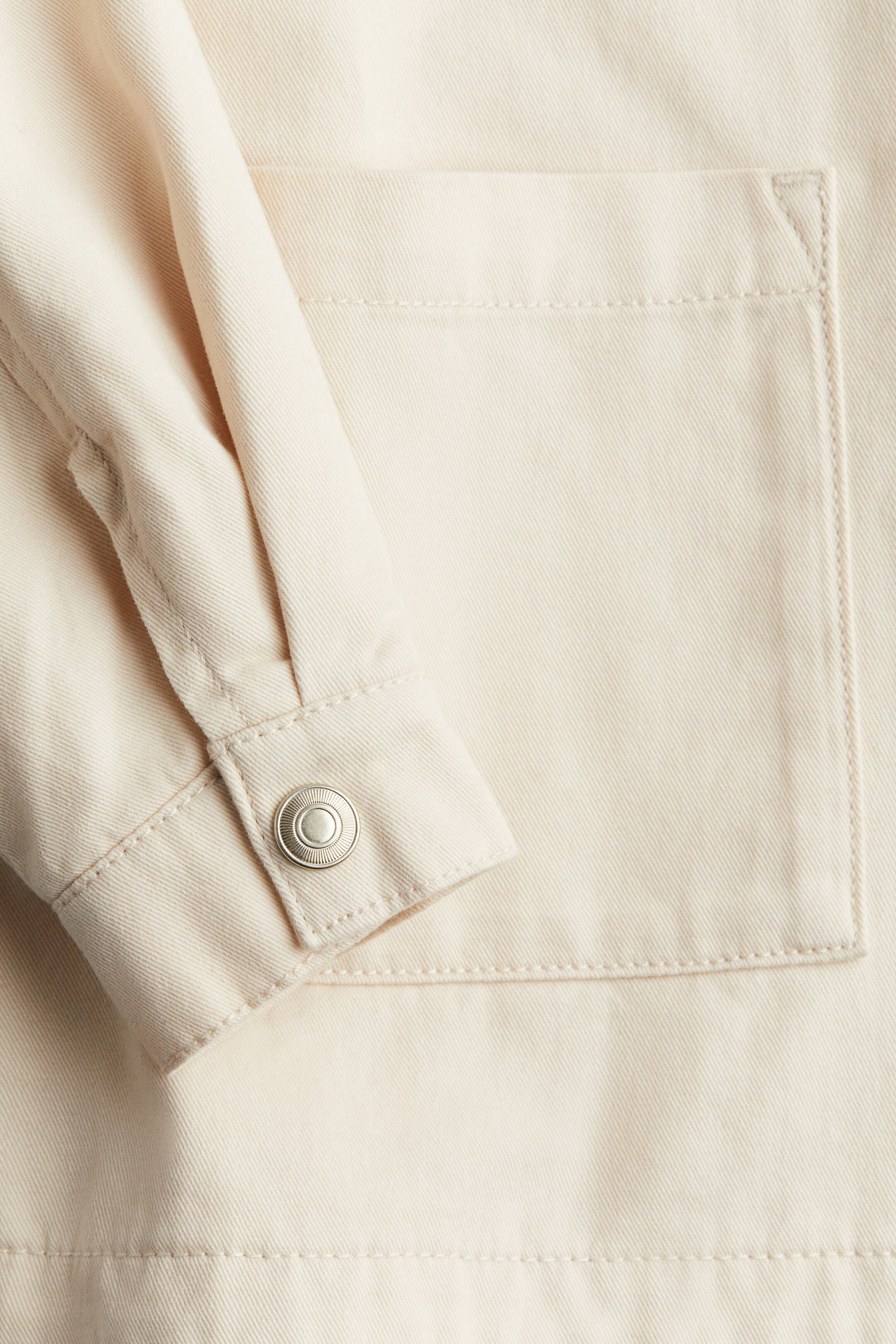 Cotton twill jacket - Light beige - Kids | H&M US | H&M (US + CA)