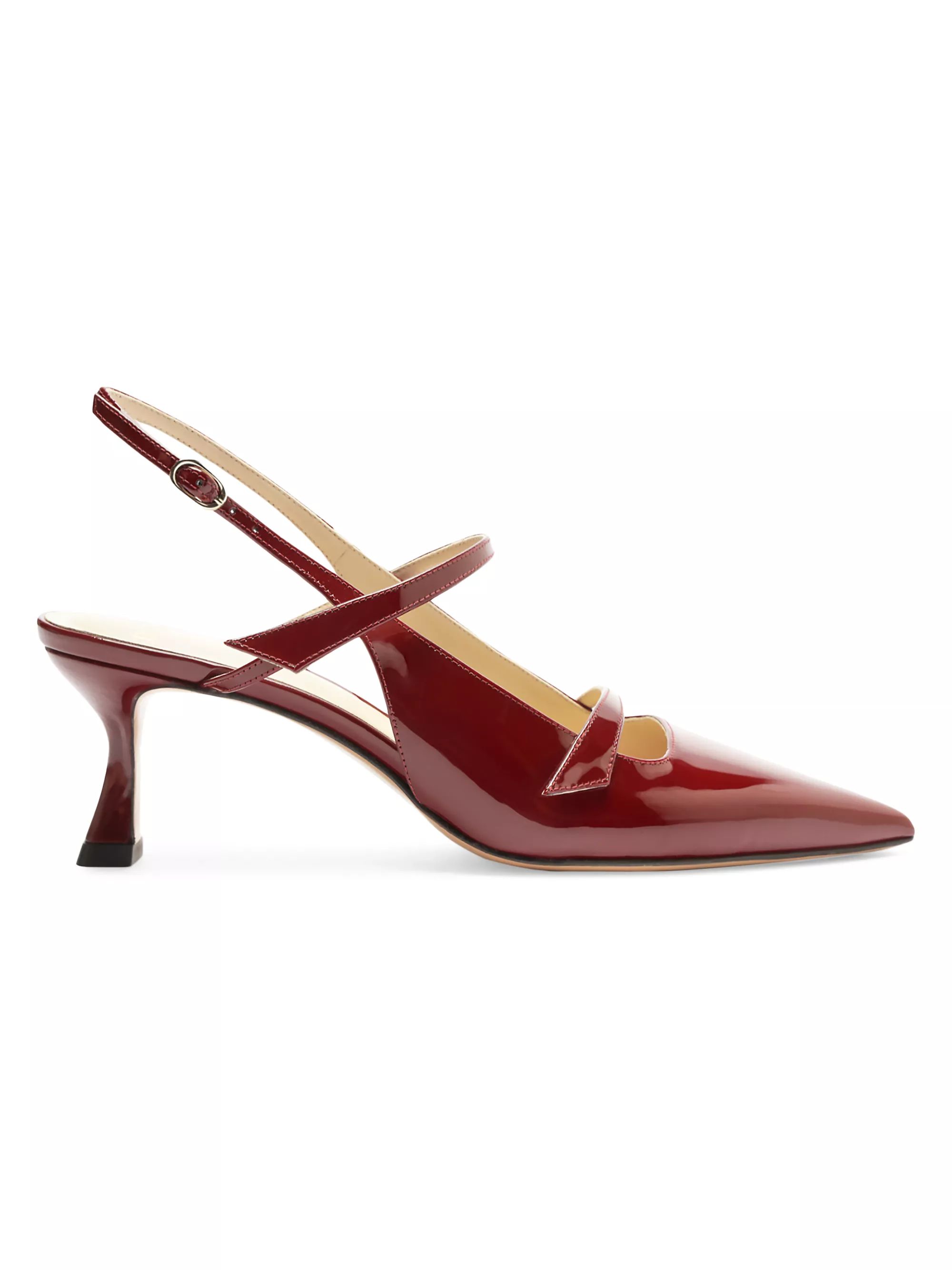 Tita 60MM Patent Leather Slingback Pumps | Saks Fifth Avenue