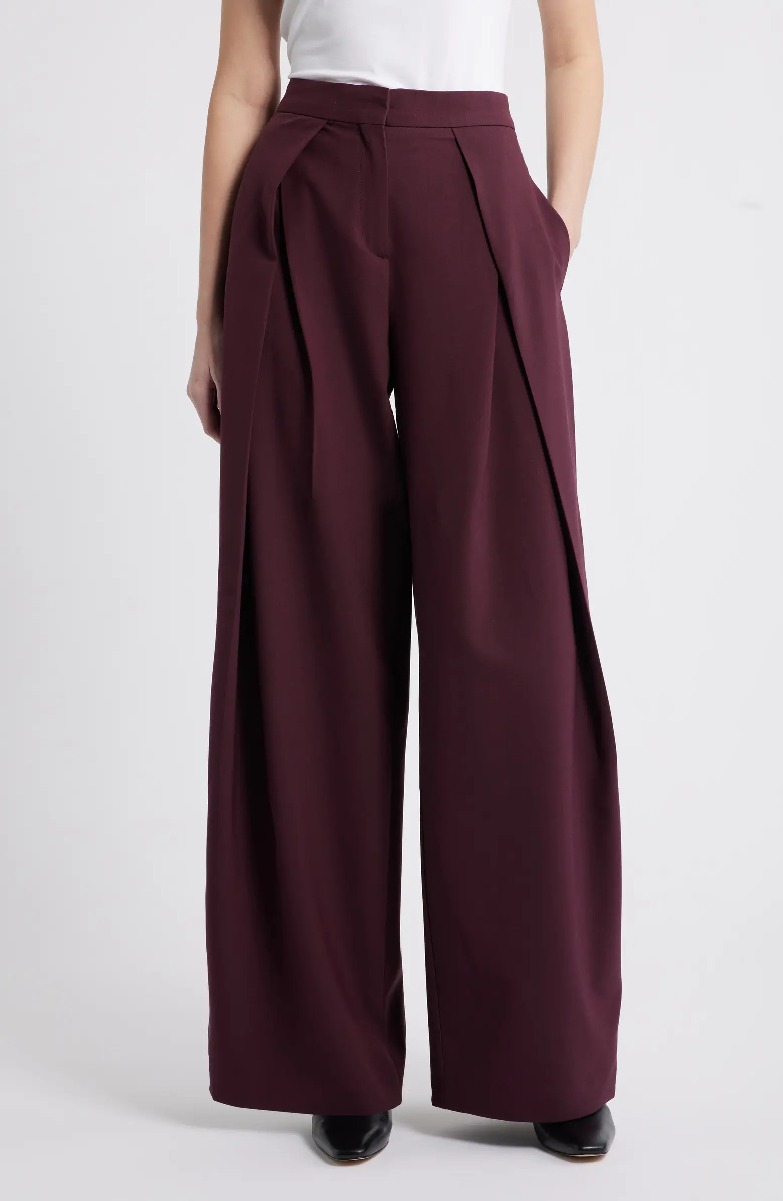 Laura Pleated Wide Leg Pants | Nordstrom