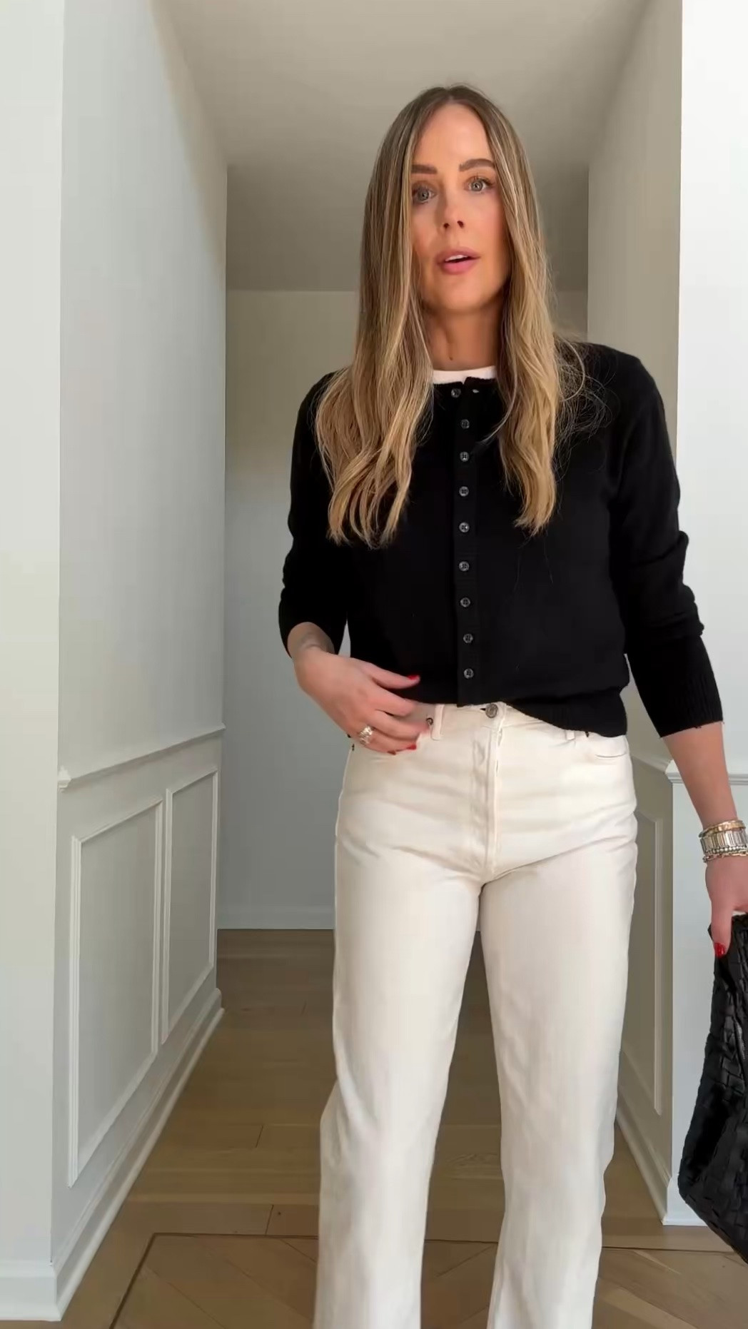 Fashion Jackson , white jeans, sweater cardigan

#LTKOver40 #LTKSeasonal #LTKootd