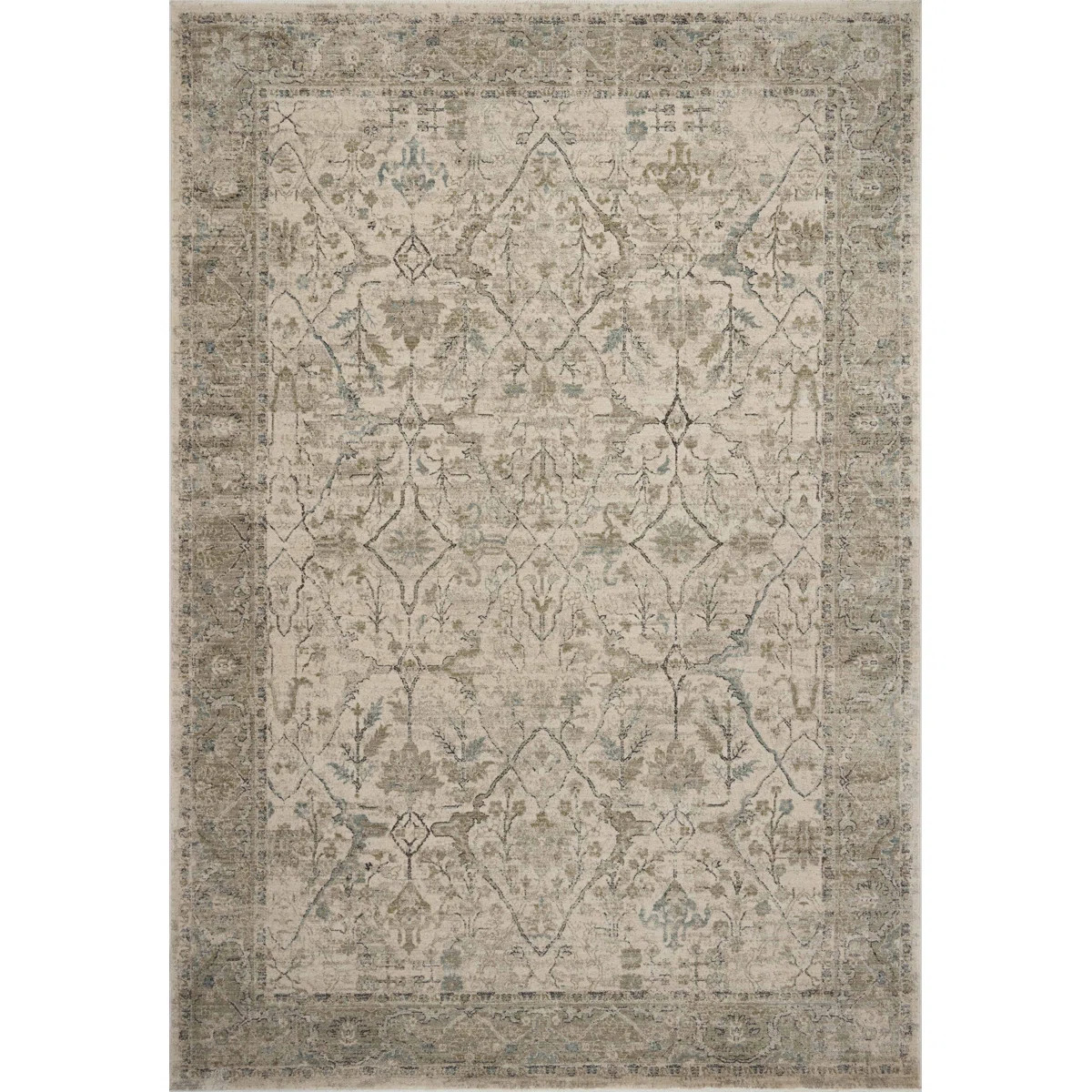 Loloi Soraya Ivory / Sage Traditional Area Rug | Wayfair North America