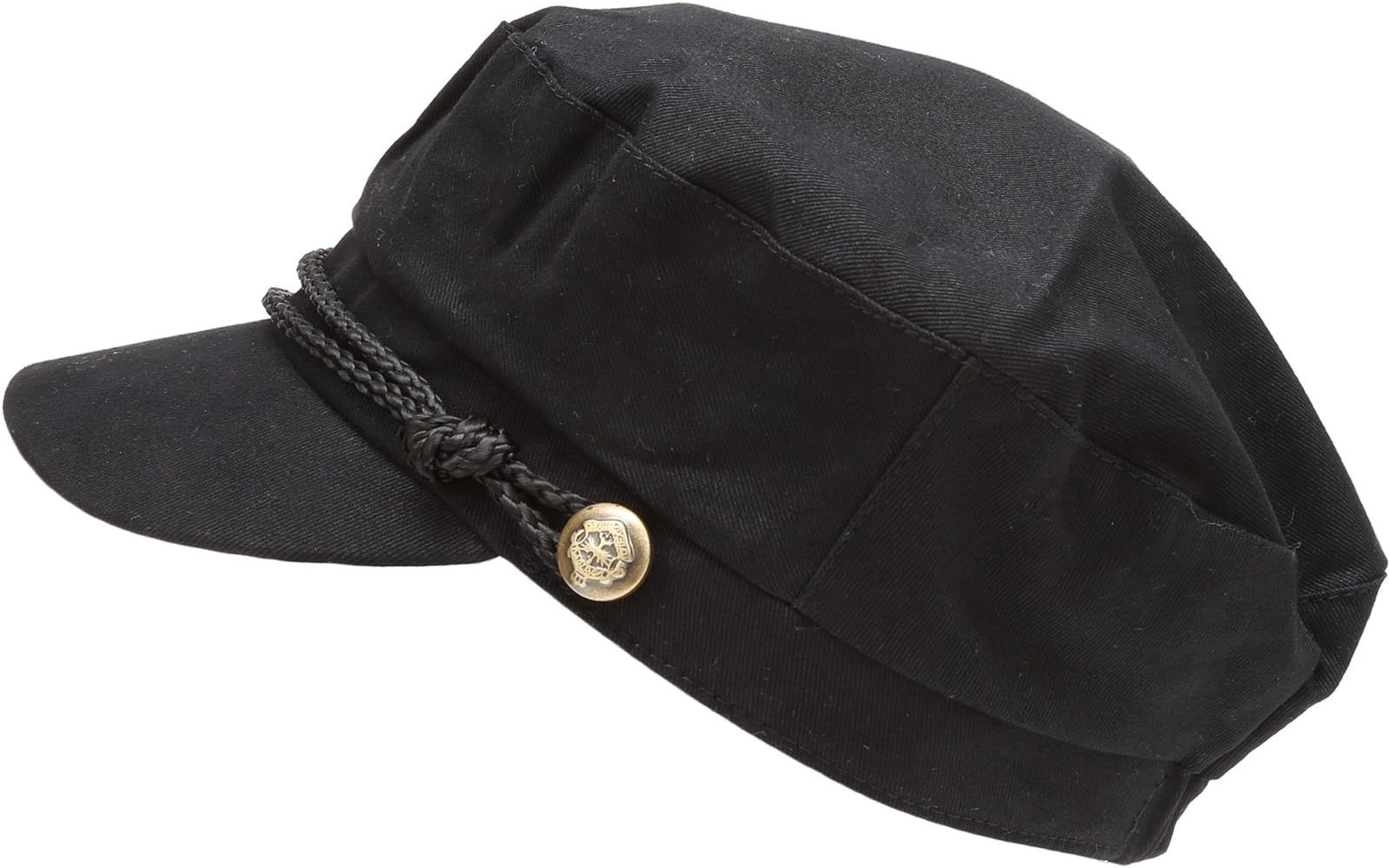 MIRMARU Women's 100% Cotton Greek Fisherman's Sailor Fiddler Hat Cap | Amazon (US)