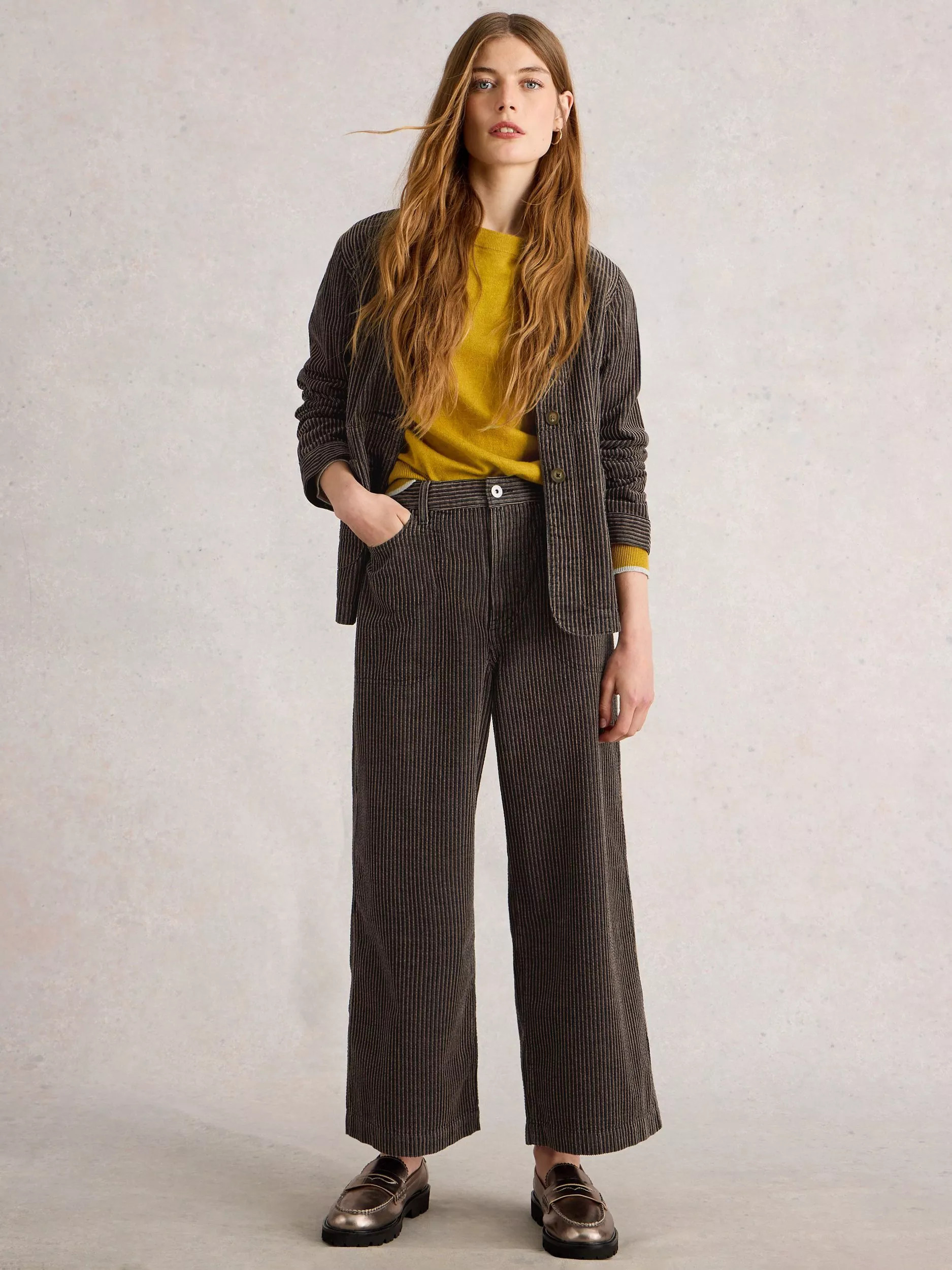 White Stuff Carrie Cotton Striped Blazer | John Lewis (UK)