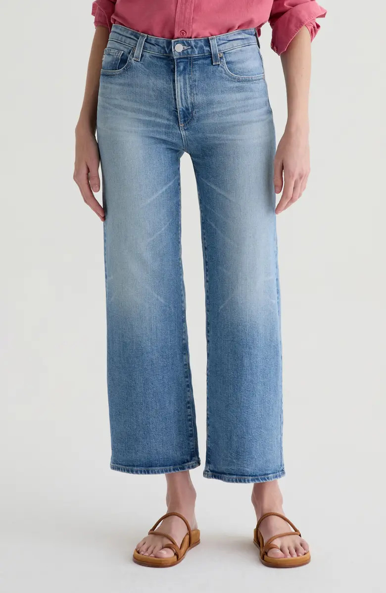 AG Saige Mid Rise Ankle Wide Leg Jeans | Nordstromrack | Nordstrom Rack