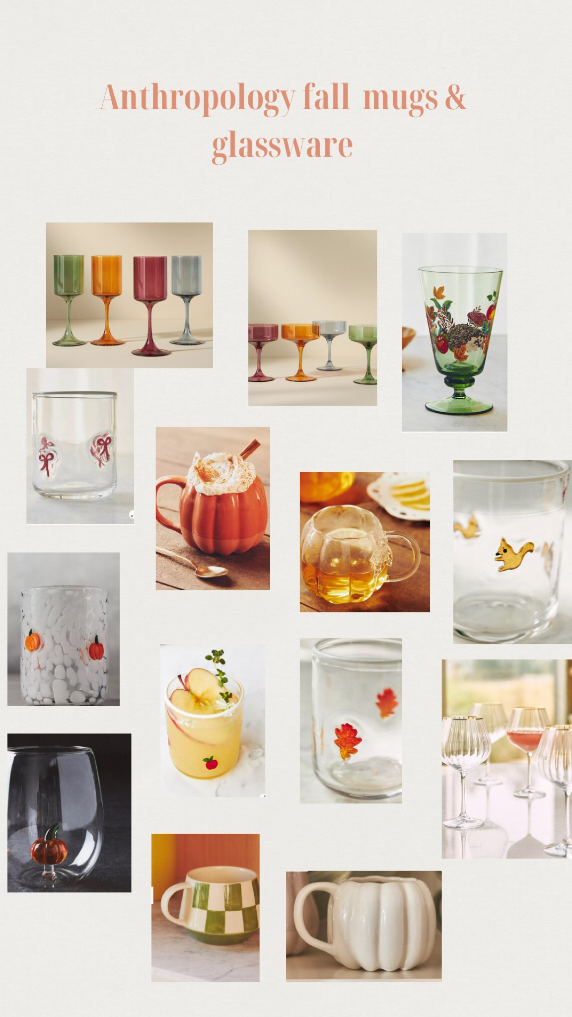 Anthropology fall mugs & glassware🍂🍁

#LTKSaleAlert #LTKHome #LTKU