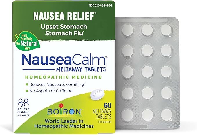 Boiron NauseaCalm Relief for Upset Stomach, Nausea, and Vomiting Due to Stomach Flu, Overindulgen... | Amazon (US)