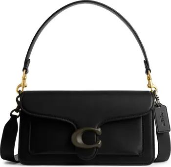 Black Collection Glovetanned Leather Shoulder Bag | Nordstrom