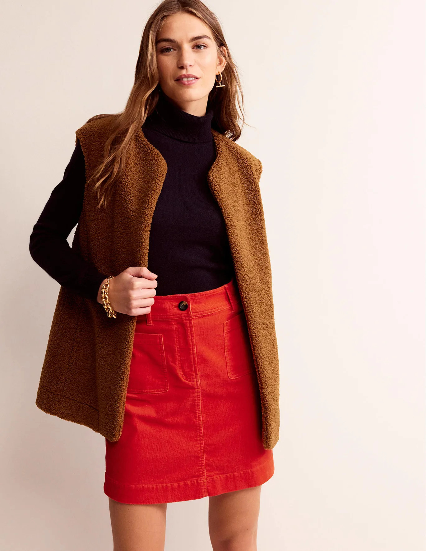 Estella Cord Mini Skirt | Boden (US)