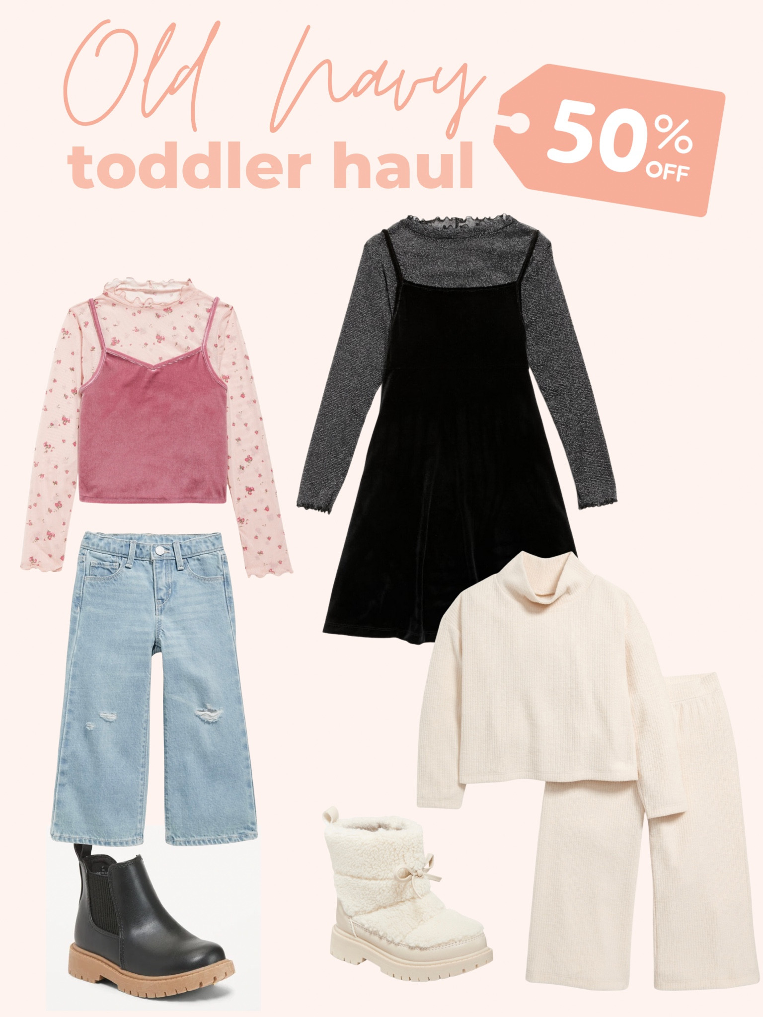 50% off EVERYTHING at old navy! 

#LTKSeasonal #LTKHoliday #LTKHolidaySale