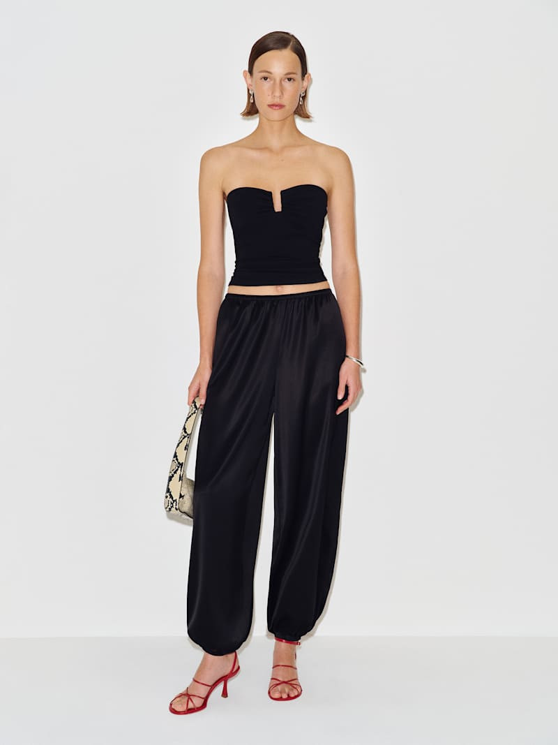 Reformation Yara Knit Top Blood Orange XL | Reformation (Global)
