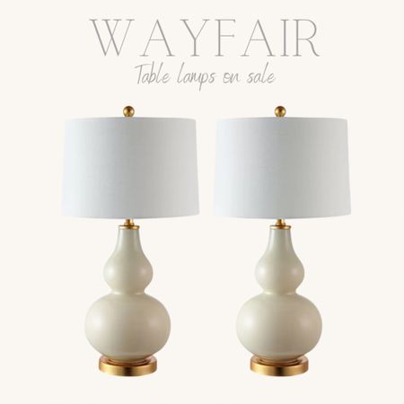 Gorgeous table lamp set on sale! 

@wayfair #wayfair 
