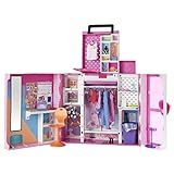 Barbie Toys, Dream Closet with Barbie Clothes and Accessories, 30+ Pieces and 15+ Storage Areas f... | Amazon (US)
