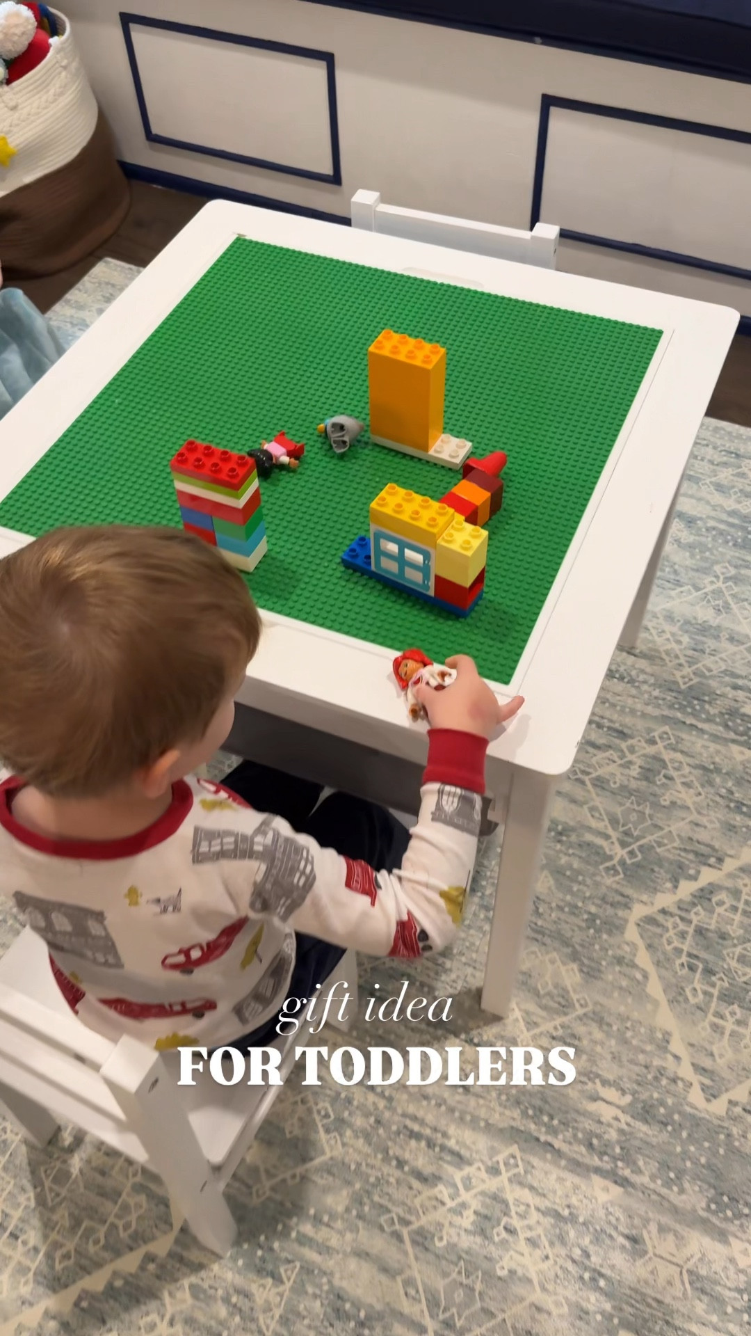 Gift idea for toddlers: Lego table 💚



Jackson got this lego top table for Christmas last year and we use it every day! The white side of the top is great for meals/snacks or crafts, and the Lego side is the perfect spot to build with your legos! It’s also has two huge storage drawers, and is easy to wipe down and keep clean. 

Toddler gifts, gift guide, gifts for kids, gift guide for toddlers, gifts for toddlers, indoor kid activities, kid toys, mom life, family fun, holiday shopping, toddler mom, holiday shopping made easy 



#LTKKids #LTKGiftGuide #LTKHoliday
