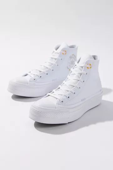 Converse Chuck Taylor All Star Autumn Embroidery Lift Platform Sneaker | Urban Outfitters (US and RoW)