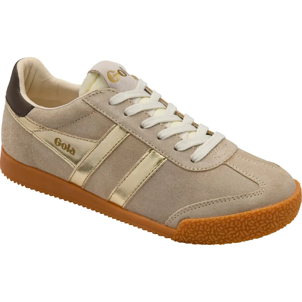 Gola Elan Glitz Sneaker in Bone/gold/dark Brown at Nordstrom, Size 10 | Nordstrom