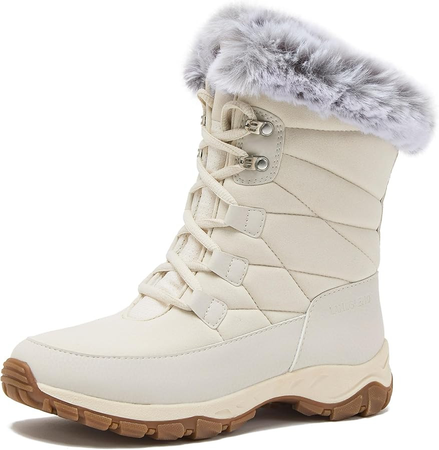 Lands' End Expedition Waterproof Insulated Womens Snow Boots, Lace Up or Slip On Winter Boots for... | Amazon (US)