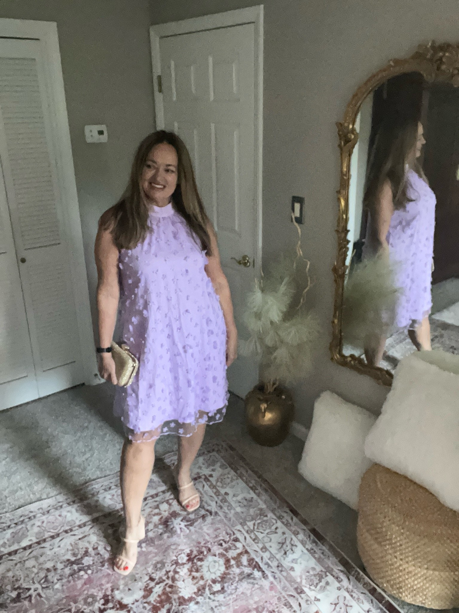 Lilac special occasion dress.

#LTKgrwm #LTKootd #LTKOver40