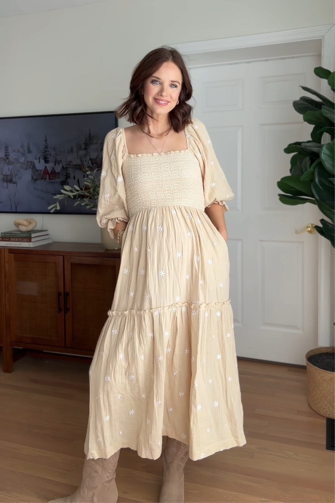 Wearing s

Cream dress // maternity photos dress // maternity pictures dress // newborn photo dress // maternity dress // bump friendly dress 

#LTKBump #LTKStyleTip #LTKSeasonal