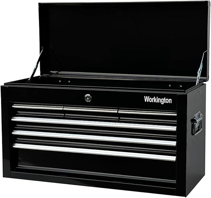 Workington Portable Metal Tool Chest with 6 Drawers, 24" 6-Drawer Tool Chest Cabinet with Ball Be... | Amazon (US)