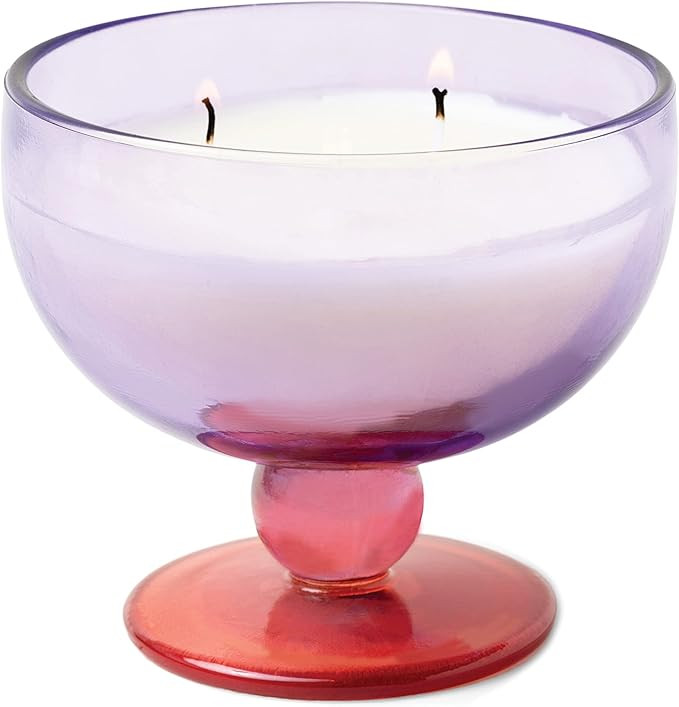 Paddywax Scented Candles Vintage Glass Aura Collection Soy Wax Blend 2-Wick Candle, 6-Ounce, Pepp... | Amazon (US)