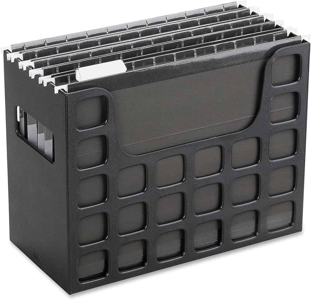 Pendaflex Portable Desktop File, Side Handles, Hanging File Folders, Tabs & Inserts, Letter Size,... | Amazon (US)