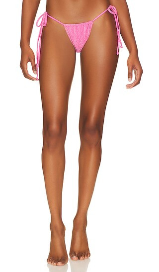 Sparkle Tiny Ties Bottom in Knockout Pink001 | Revolve Clothing (Global)