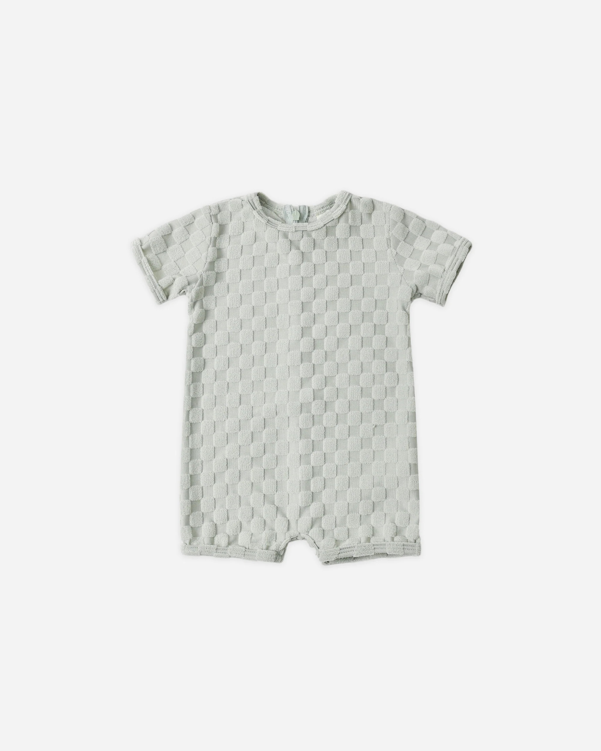 Shorty One-Piece Sage Check | Rylee + Cru