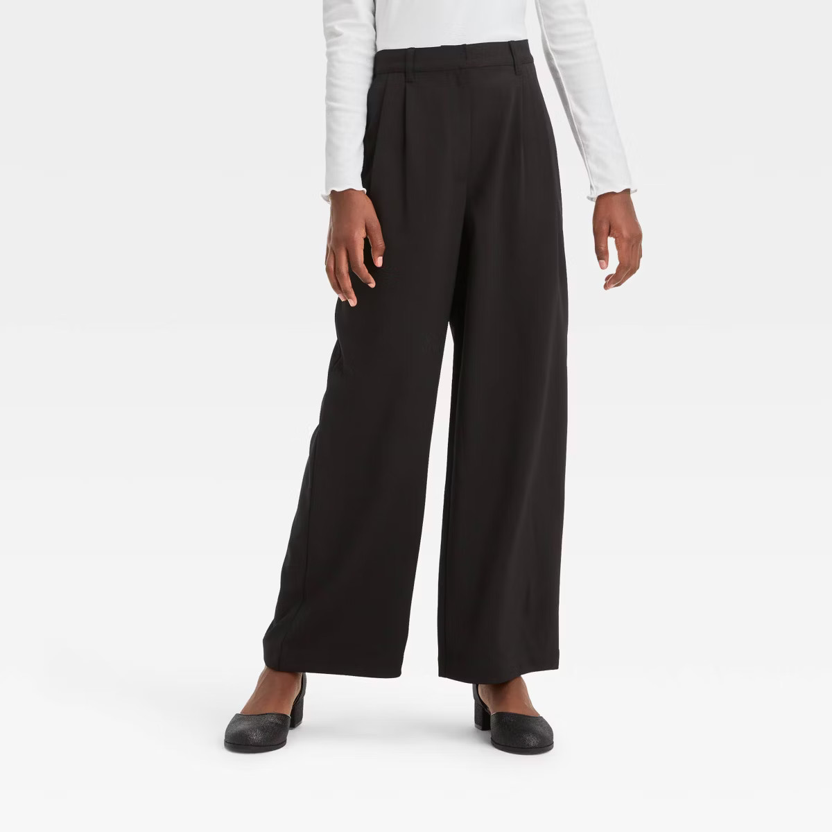 Girls' Pleated Wide Leg Dressy Trousers - art class™ | Target