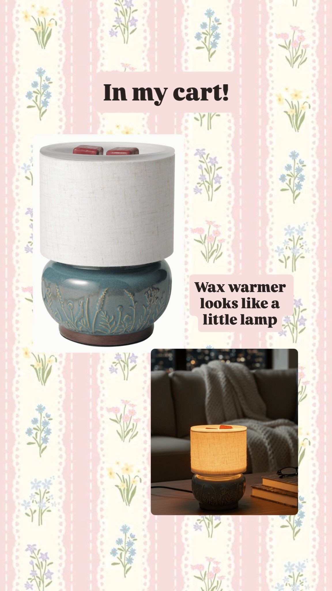 Wax warmer lamp 

#LTKSeasonal #LTKHome