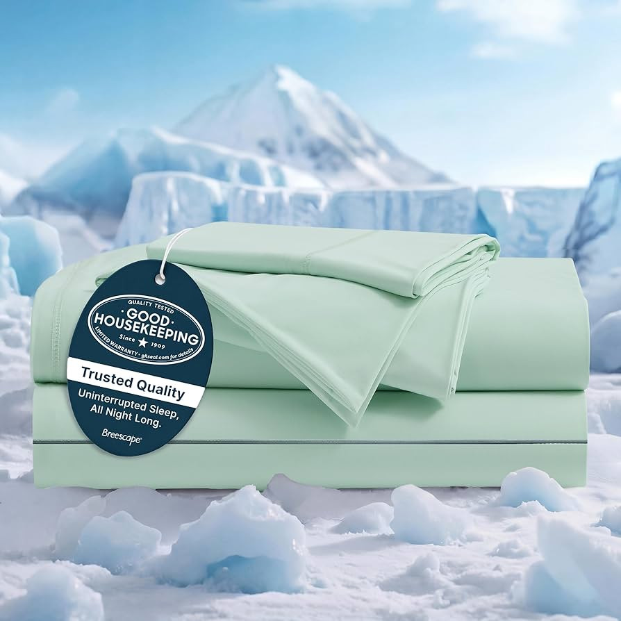 Breescape Cooling Sheets Queen Size - BlendTek Dry & Cool Technology Cooling Bed Sheets for Hot S... | Amazon (US)