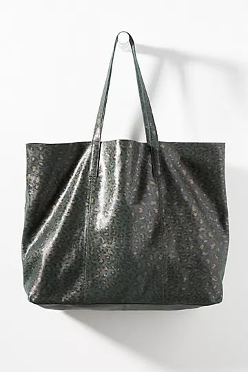 Unlined Leather Tote | Anthropologie (US)